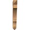 Ekena Millwork Balboa Arts & Crafts Rough Sawn Bracket, Western Red Cedar, 6"W x 40"D x 48"H BKT06X40X48BOA03RWR - alternate 2